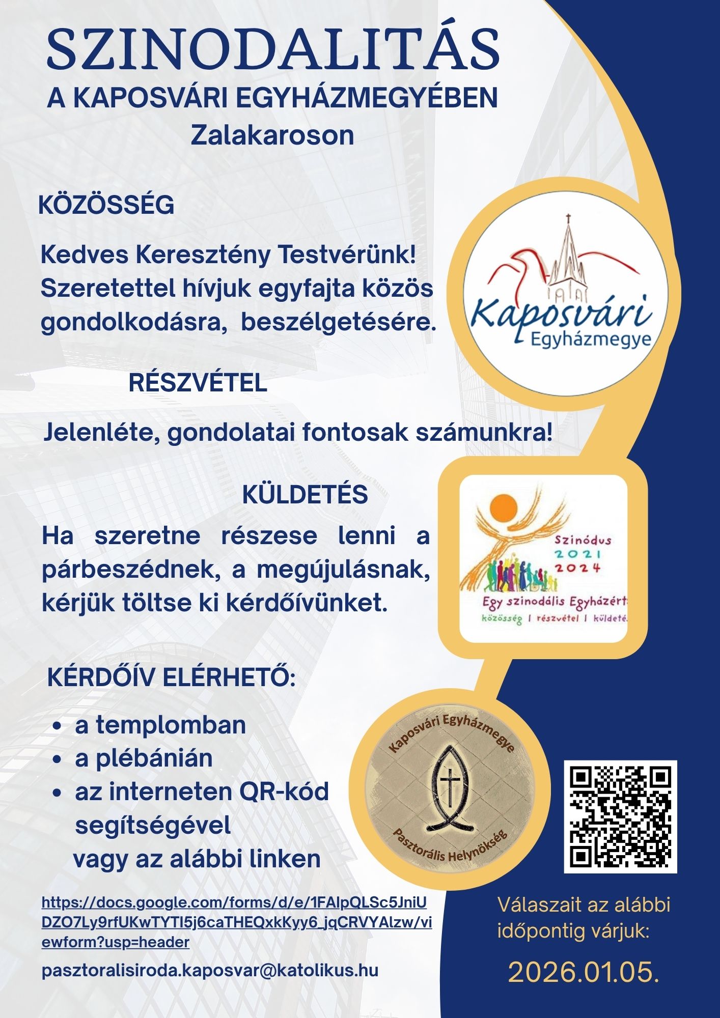 7A Szinodális est Zalakaros