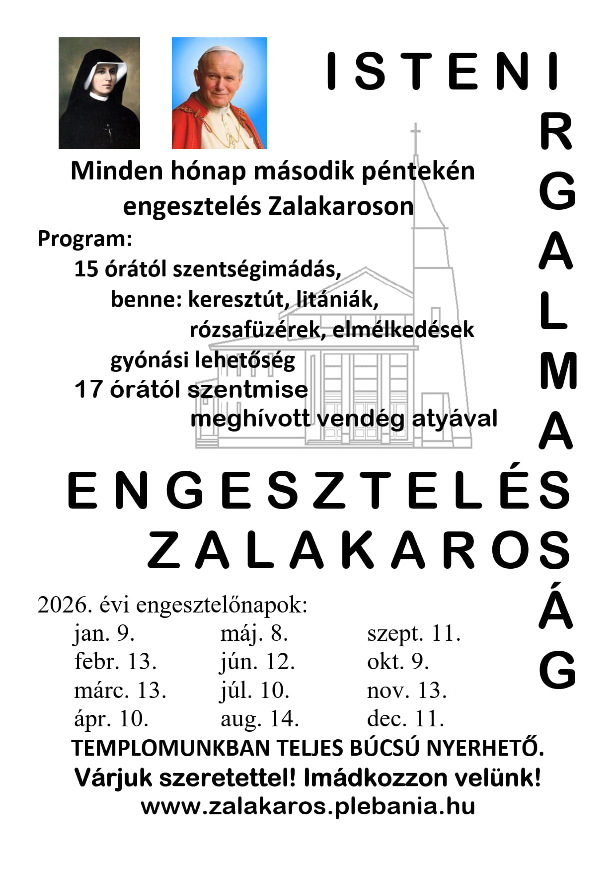 Engesztelés Zalakaros 2026